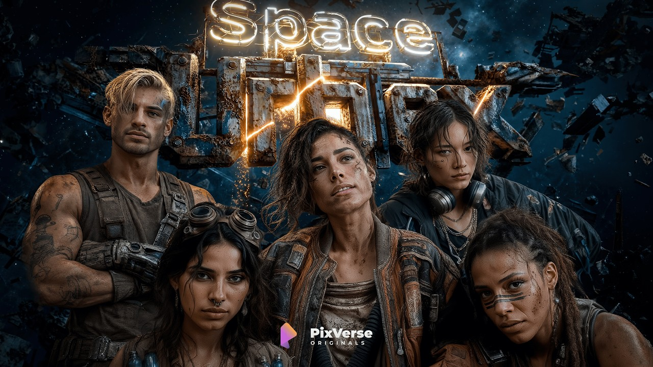 Группа исследователей на постере Space Urbex
